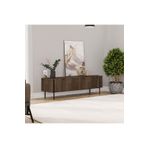 MERT SERT MOBİLYA Merano Tv Sehpası, Tv Ünites, 160cm, Metal Ayak