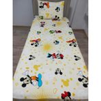 Mert Tek Kişilik Ranforce Kumaş Lastikli Çarşaf - 100 x 200 cm - Sarı