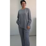 Mertcan Butik Gri alt üst penye viskon pijama takımı