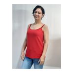 Mertcan Butik Kırmızı Ip Askılı Penye Viskon Tişört Mertcanbutik128278