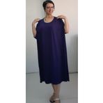 Mertcan Butik Lacivert yarasa kol salaş dirsek kol penye viskon elbise