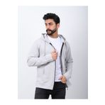 MERTEX Erkek Sweatshirt Önden fermuarlı Kanguru cepli Kapişonlu 2 iplik Mevsimlik Rahat kalıp