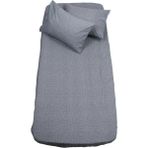 Mertim Battal Boy Lastikli Penye Çarşaf Koyu Gri 180x200 - 180 x 200 cm