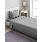 Mertim Ranforce Kumaş Lastikli Battal Boy Çarşaf Takımı 180x200 Gri - 180 x 200 cm - Açık Gri