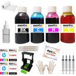 Mertink Hp 6310 C3180 5440 (336-338-342-343-344) Kartuş Dolum Seti 4X100ML 4 Renkli Mürekkep
