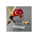 MERTKRİSTAL Kişiye Ve Kurumlara Özel Kristal Cam Plaket Plaket P101 - Minimum 10 Adet Ve Üzeri