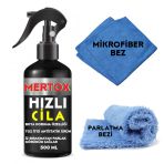 Mertox Araç Araba Otomobil Oto Hızlı Cila Sprey 500Ml Kaporta Bakım Parlatma Cilası