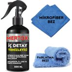 Mertox Otomobil Araç Araba Oto Iç Detay Koltuk Deri Vinil Döşeme Temizleyici Sprey 500ML Temizleme Solüsyon Bakım