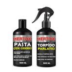Mertox Otomobil Araç Araba Oto Temizlik Seti Ürünleri-Ince Çizik Giderici Pasta+Torpido Parlatıcı 2X500ML Malzemeleri