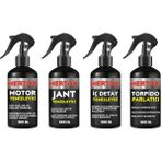 Mertox Otomobil Araç Araba Oto Temizlik Seti Ürünleri Motor Jant Iç Detay Temizleyici ve Torpido Parlatıcı Süt 4X500ML