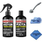 Mertox Otomobil Araç Araba Oto Temizlik Seti Ürünleri - Motor Temizleme + Ince Çizik Giderici Pasta 2X500ML Malzemeleri