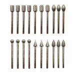 MertTools 20 Parça Elmas Camcı Taşcı Gravür Freze Taşlama Uç Seti