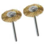 Merttools Pimli Dairesel Prinç Tel Fırça 25 mm (2 Adet)- 3mm