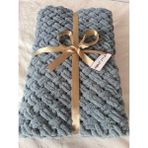 Merut Style Alize Puffy Orta Gri Bebek ve Tv Battaniyesi - 90 x 90 cm