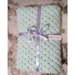 Merut Style Alize Puffy Su Yeşili Bebek Battaniyesi - 90 x 90 cm