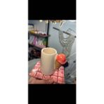 Merve Tasarım Ceramic Dondurmalı Kahve Fincanı - Altın - Pembe