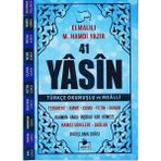 Merve Yayınları 41 Yasin Çanta Boy Türkçe Okunuşlu ve Mealli Mavi Kapak
