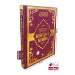 Merve Yayınları Tecvidli Kuran-ı Kerim Orta Boy Sesli Kuran Diyanet Mühürlü Bordo Renk