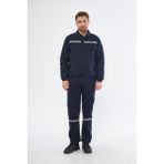 Mervem Iş Elbisesi Mont Pantolon Takım 7/7 Gabardin Kumaş Reflektörlü - 2XL