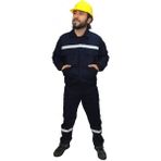 Mervem Iş Elbisesi Mont Pantolon Takım 7/7 Gabardin Kumaş Reflektörlü