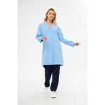 Mervem Öğrenci Önlüğü Alpaka Bayan Mavi - 2XL