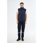 Mervem - Sotina Iç Polarlı Lacivert Yelek - 2XL