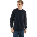 Mervem Sweat T-Shırt Bisiklet Yaka Kışlık Uzun Kol - Koyu Lacivert - XL