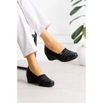 MERVESTORE VESTİN SİYAH KADIN DOLGU TOPUK AYAKKABI