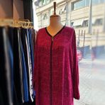 Mervis Butik Pamuk Viskon Fermuarlı Model Namaz Elbisesi - 00433 Gül Kurusu - 38 - 40