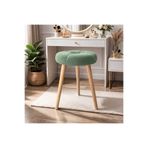 MervishDecor Ahşap Ayak Dekoratif Baklava Desenli Puf Tabure Bench Koltuk Sandalye