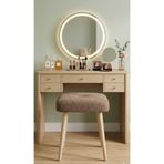 MervishDecor Ahşap Ayaklı Dekoratif Baklava Desenli Kare Puf Tabure Bench Koltuk Sandalye