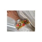 MERW Roses Model Gold Gümüş Beyaz Renk Vintage Seri Kadın Metal Kol Saati