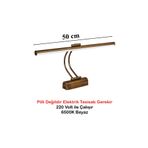 Merwish Flüt Led Aplik 50 CM 6500K Beyaz Banyo Tablo Çalışma Masası Duvar Aydınlatma Lamba (Eskitme)