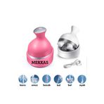 Merxas Pembe KK-11 Rahatlatıcı Saç Derisi Masaj Aleti Baş ve Vücut Masaj Cihazı Anti-Stres