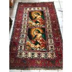 Meryem Ana - İsa Desenli El Dokuma Kilim Halı 114x187 Cm