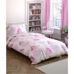 Meryu Ticaret Ranforce Kumaş Tek Kişilik Kız Çocuk Nevresim Takımı - Pembe - 160 x 220 cm