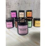 Merz Design Decor Amber Cam Kavanozda Japon Kiraz Çiçeği Kokulu %100 Doğal Bitkisel Içerikli Soya Wax Mum - Açık Pembe - 1 Adet