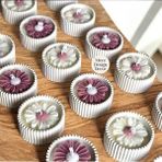 Merz Design Decor Dekoratif Hediyelik El Yapımı Beton Saksıda %100 Doğal Vegan Soya Wax Papatya Mum - Mor