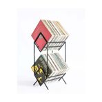 Merzana Metal Plak Organizer, Dergilik, Kitaplık, Plaklık
