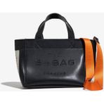 Mes Brand Mesbrand The B+Bag Bonheur Leather Su Dayanıklı Kadın Çanta Modern Stil ve Kullanım Kolaylığı - Siyah