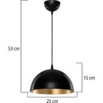 Mesa Sarkıt Siyah Gold - 1
