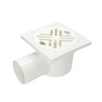 Mesa Teknik 10X10 Yandan 50Mm Çıkış Koku Önl. Plastik Yer Süzgeci