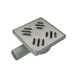 Mesa Teknik Yandan Çıkışlı Koku Önleyicili Yer Süzgeci 10 x 10 CM