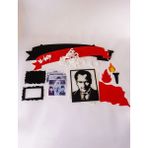 Meşaleli Resimli Atatürk Köşesi Keçe / Atatürk Panosu - Demonte