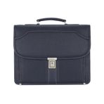 MESCHAIN Erkek Evrak Çantası, 15.6 inç Laptop Uyumlu, Kahverengi Suni Deri, 39x30x13 cm, Omuz Askılı (Kahverengi)