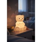 Mescolare Ayıcık Figürlü Kalpli Tealight Mumluk - Bebek Odası Dekoratif Gece Lambası & Biblo-Hediye Fikri