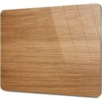Meşe Desenli Cam Kesme Tahtası 30X40 Cm, Şık ve Dayanıklı Tasarım - Ahşap - Ceviz - Seçenek 1
