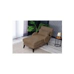 Meşe Home Pascal Desenli Ve Düz Kumaş Plastik Yüksek Ayaklı Minderli Bazalı Modern Kademeli Tv Koltuğu