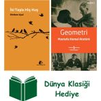 Meşe Kitaplığı Iki Taşla Hiç Kuş + Geometri + Dünya Klasiği Hediye - Hayır