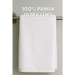 Meşeli Tekstil Hızlı Kuruyan Pamuklu Otel El Yüz Baş Saç Havlusu 50X90 cm Dayanıklı - Beyaz - 50 x 90 cm
